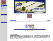 Tablet Screenshot of data-label.com